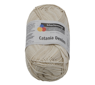 Příze CATANIA DENIM - přírodní - 50g / 125 m