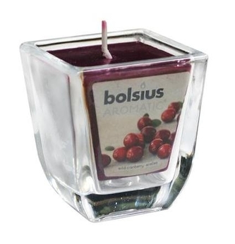 Svícen skleněný čirý na svíčku