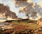 Malování podle čísel - WEYMOUTH BAY (JOHN CONSTABLE) - 80x100 cm, bez rámu a bez vypnutí plátna