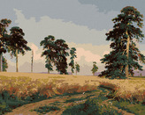 Malování podle čísel - ŽITO (IVAN SHISHKIN) - 40x50 cm, vypnuté plátno na rám