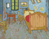 Malování podle čísel - LOŽNICE V ARLES (VINCENT VAN GOGH) - 80x100 cm, bez rámu a bez vypnutí plátna