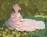 Malování podle čísel - JARO (CLAUDE MONET) - 40x50 cm, bez rámu a bez vypnutí plátna