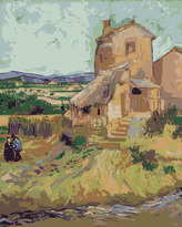 Malování podle čísel - STARÝ MLÝN (VINCENT VAN GOGH) - 40x50 cm, bez rámu a bez vypnutí plátna