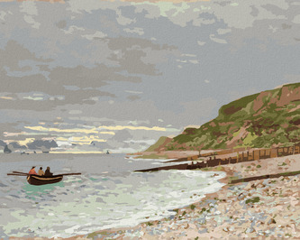 Malování podle čísel - LA POINTE DE LA HÈVE, SAINTE-ADRESSE (CLAUDE MONET) - 40x50 cm, vypnuté plátno na rám Malování podle čísel - LA POINTE DE LA HÈVE, SAINTE-ADRESSE (CLAUDE MONET) - 40x50 cm, vypnuté plátno na rám