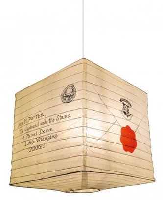 Papírové stínidlo Harry Potter - Dopis