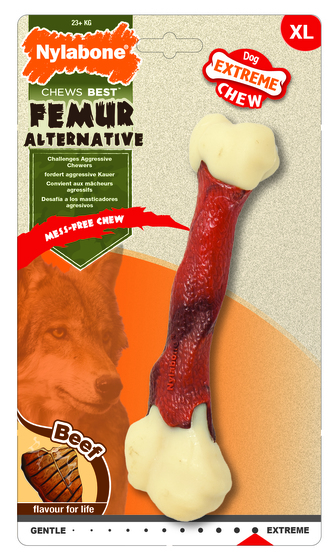 Hr.NYLAB Extreme Chew Femur Beef L
