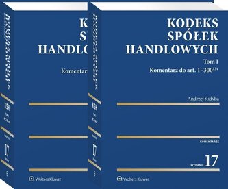 Kodeks spółek handlowych Komentarz Tom 1-2