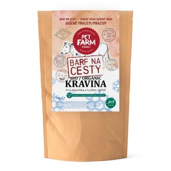 BARF PFF BIO Hovezi susene mrazem 70g