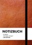 Notizbuch A4 blanko - 100 Seiten 90g/m² - Soft Cover Braun - hochwertiges Papier