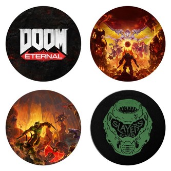 Keramické podtácky DOOM Eternal (4 ks)