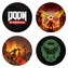 Keramické podtácky DOOM Eternal (4 ks)