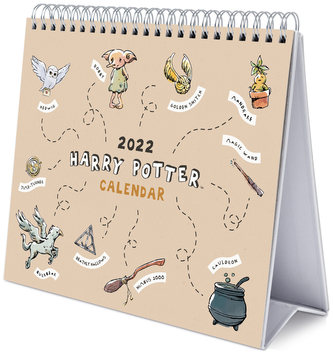 Oficiální stolní kalendář 2022: Harry Potter (20 x 17 cm)