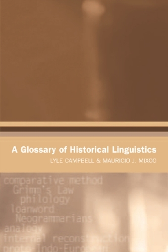 A Glossary of Historical Linguistics