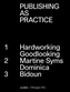 Publishing as Practice