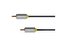 Kabel KRUGER & MATZ CINCH konektor/CINCH konektor 1m KM1201 Basic