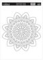 Transferový obrázek na textil Cadence 25x35 cm / Mandala 3