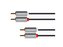 Kabel KRUGER & MATZ 2xCINCH konektor/2xCINCH konektor 3m KM1211 Basic