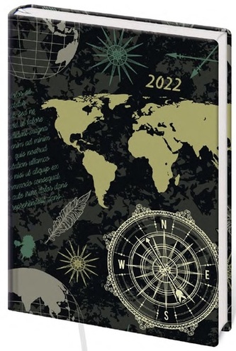 Diář 2022 A5 LYRA týdenní L216 Continents