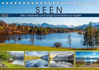 SEEN, stille, meditative und ruhige Schönheiten by VogtArt (Tischkalender 2022 DIN A5 quer)