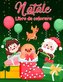 Libro da colorare natalizio per bambini piccoli e bambini