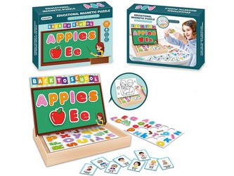 Puzzle magnetické - abeceda, 27 cm