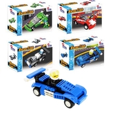 Konstrukční bloky - Závodní auto s řidičem