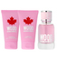 Dsquared2 Wood for Her EDT 50 ml + SG 50 ml + BL 50 ml W