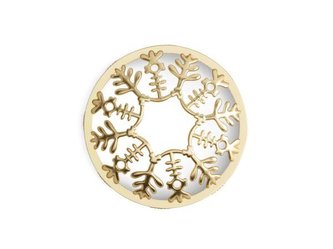 YANKEE CANDLE kroužek Snowflake Frost na svíčku Illuma lid