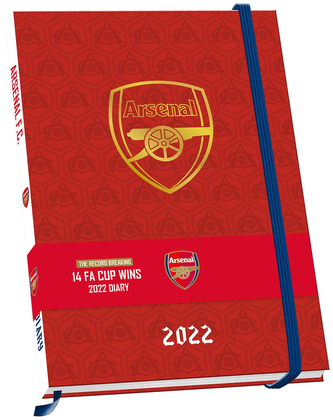 Diář A5 2022: FC Arsenal (15,6 x 21,2 x 1,5 cm)
