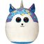 Ty Squish-a-Boos HELENA - modrý husky 30 cm