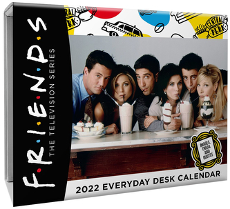 Oficiální stolní trhací kalendář 2022: Přátelé - Friends (16 x 15 x 4 cm)