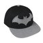 Čepice snapback - kšiltovka DC Comics|Batman: Logo (57-59 cm) šedá černá bavlna polyester