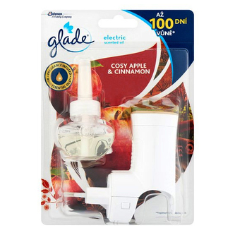 GLADE Elektrický osvěžovač vzduchu Cosy Apple & Cinnamon 1+20ml