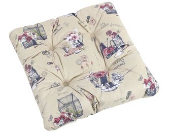 Sedák GITA prošívaný - Garden - 38x38 cm, prošívaný