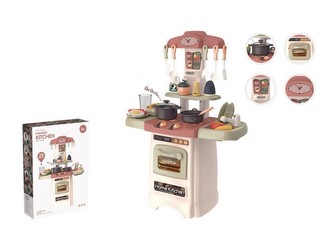 Kuchyň s příslušenstvím, 29 ks, se světlem a zvukem, 53,5 cm