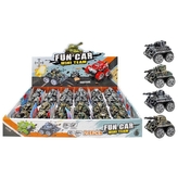 Kovový tank pull& back