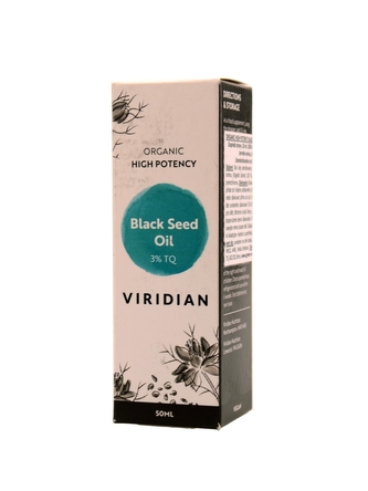 Viridian - High potency black seed oil 50ml organic Viridian - High potency black seed oil 50ml organic