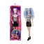 Barbie Modelka - černá sukně a duhové tričko GRB61 TV 1.9.-31.12