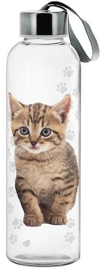 Láhev 500 ml Kočička sklo