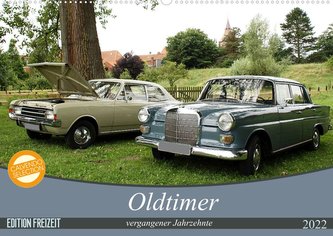 Oldtimer vergangenger Jahrzehnte (Wandkalender 2022 DIN A2 quer)