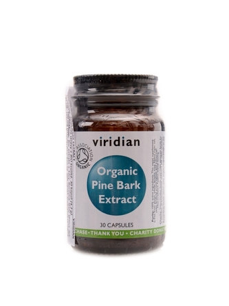 Viridian - Pine Bark Extract 30 kapslí Organic