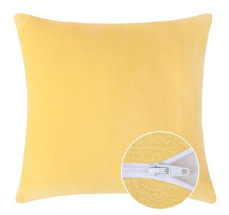 Povláček MIKRO jednobarevný - světle žlutá - 40x40 cm