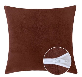 Povláček MIKRO jednobarevný - UNI hnědá - 40x40 cm