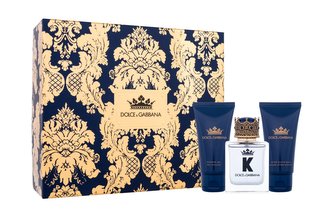 Dolce&Gabbana K toaletní voda 50 ml + balzám po holení 50 ml + sprchový gel 50 ml