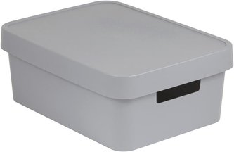 Box Curver Infinity 11L s víkem světle šedý