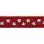Vodítko RD přep. 25 mm x 2 m - Stars White on Red