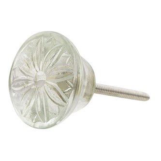 Sada čtyř skleněných úchytek