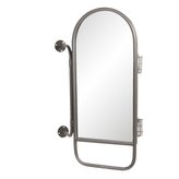 Nástěnné otočné zrcadlo s košíky