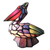 Stolní lampa Tiffany BIRD