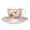 Porcelánový šálek s podšálkem